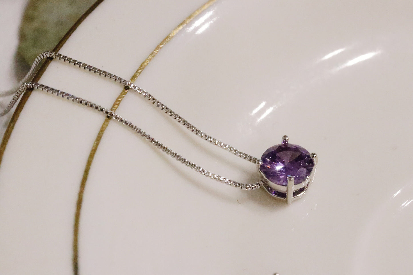 Mother's Day Gift / June Birthstone Necklace Handcrafted with Swarovski® Crystals / Crystal Pendant / Valentines Gift For Her