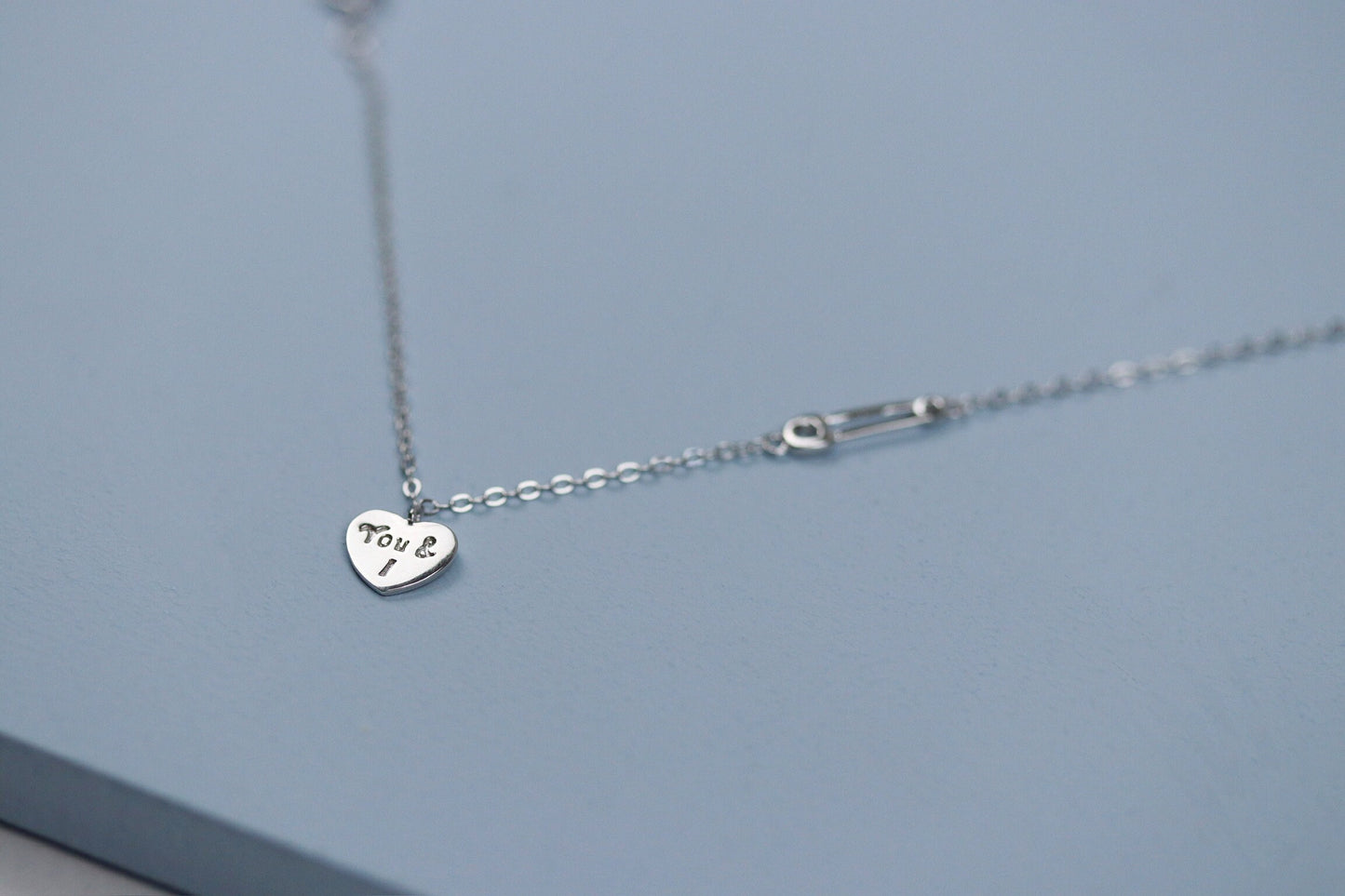 Mother Daughter Bracelet Set, Minimalist Tiny Heart Bracelet for Mum, 925 Silver You & I Stacking Daughter Bracelet, Birthday Gift for Her