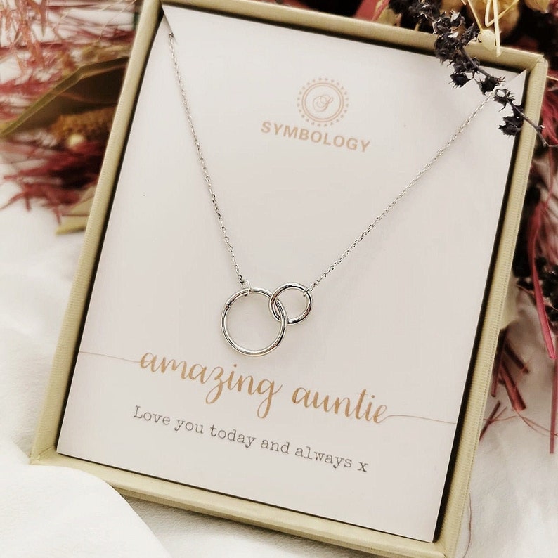 Amazing Auntie Sterling Silver Necklace