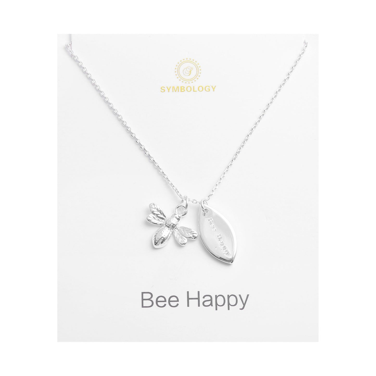 Personalised Bee Initial Pendant Necklace, Silver Bee Charm Necklace, Birthstone Initial Pendant, Sentimental Gift for Women, Gift for Her,