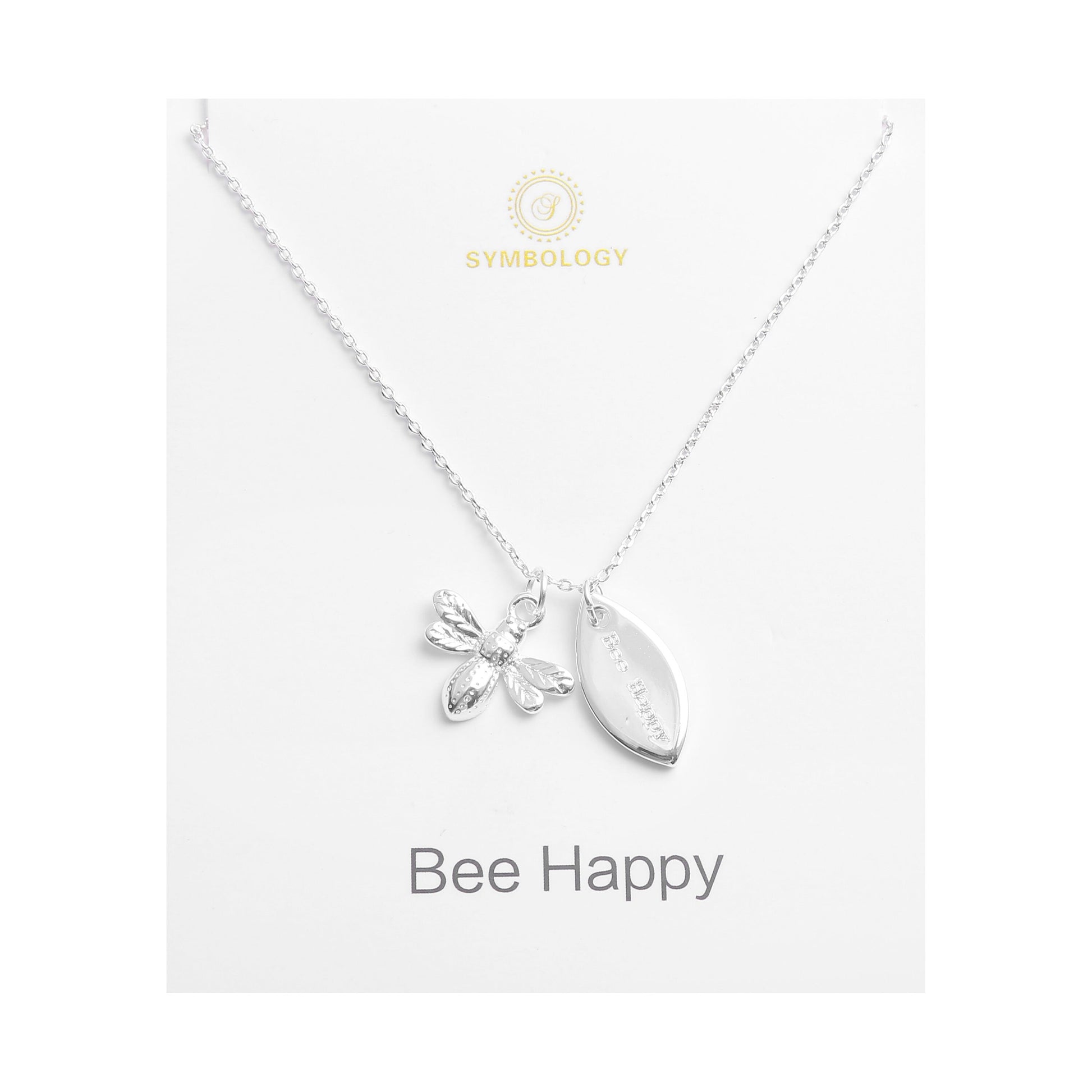 Personalised Bee Initial Pendant Necklace, Silver Bee Charm Necklace, Birthstone Initial Pendant, Sentimental Gift for Women, Gift for Her,