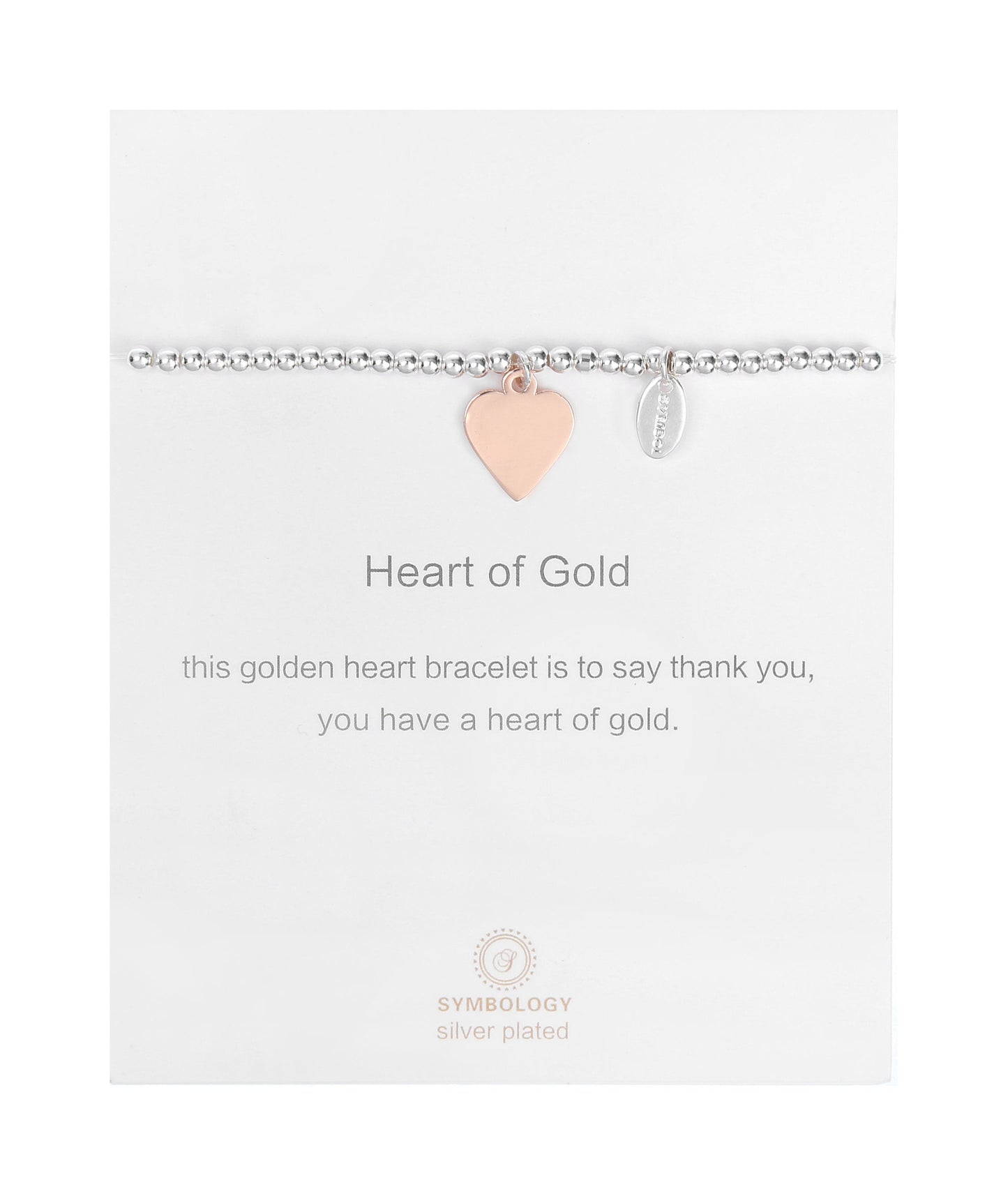 Heart of Gold Bangle Bracelet