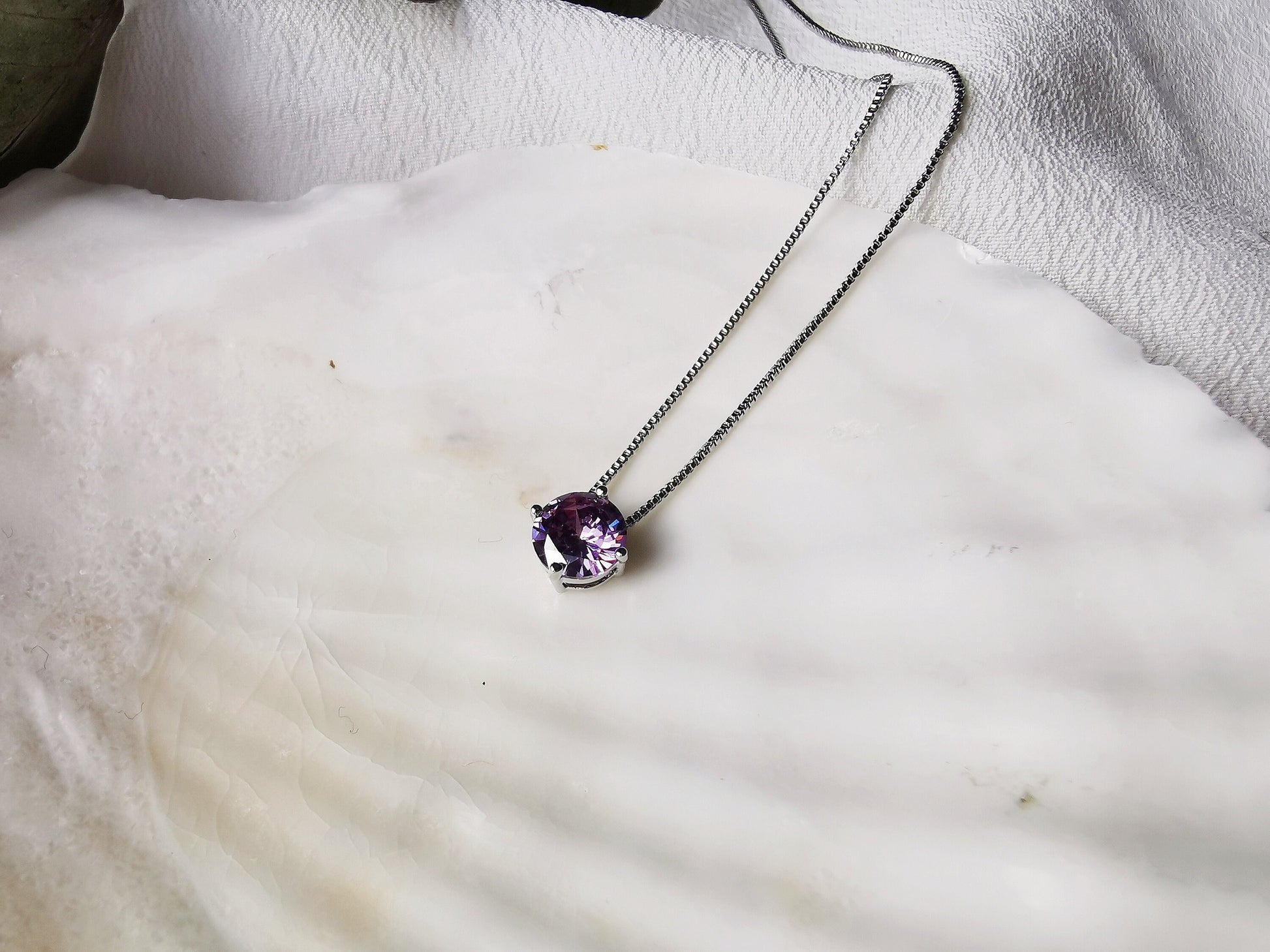 Mother's Day Gift / June Birthstone Necklace Handcrafted with Swarovski® Crystals / Crystal Pendant / Valentines Gift For Her