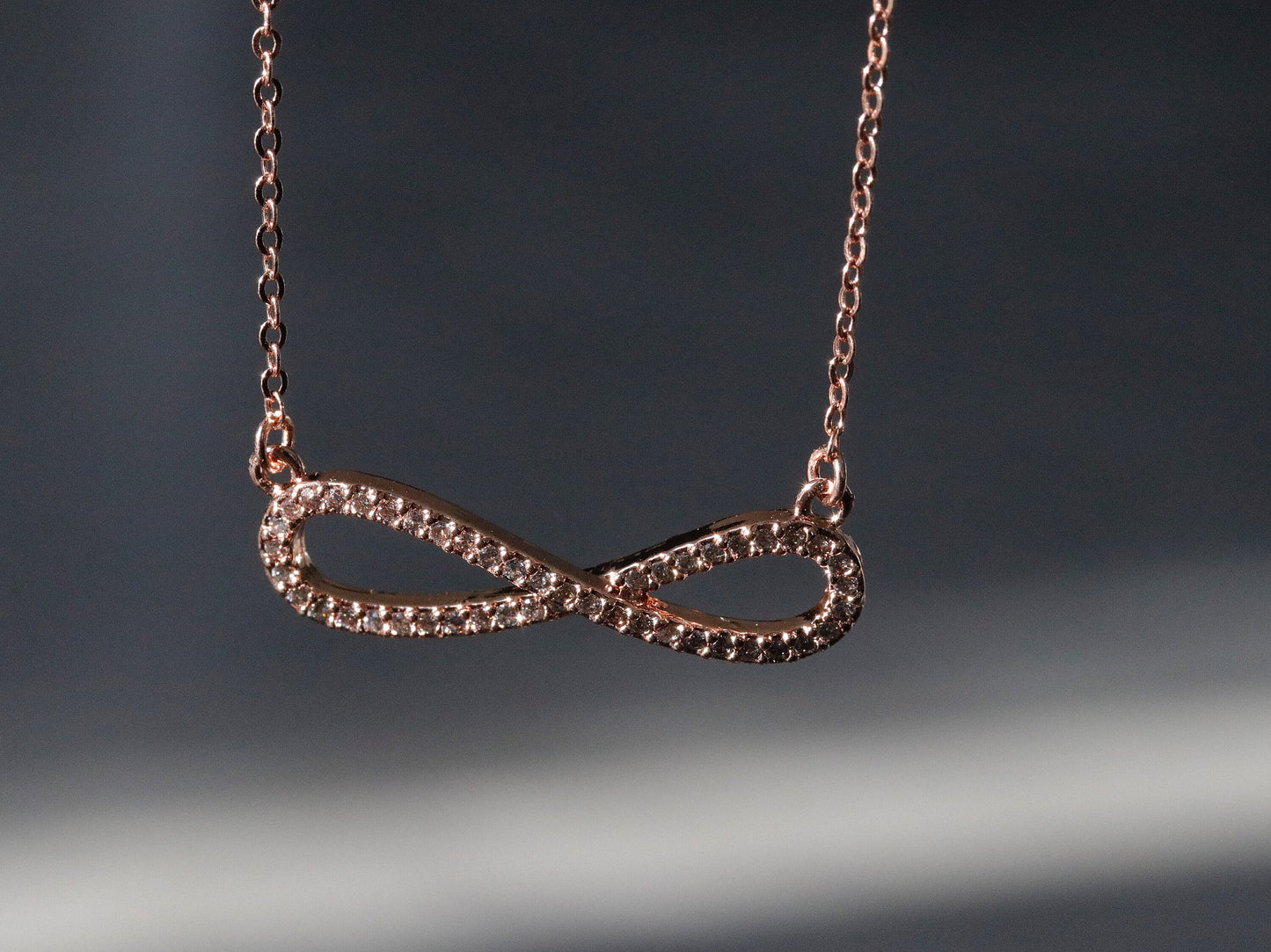 Mother's Day Gift, Marvelous Mum Infinity Symbol Necklace Handcraft With 18K White Gold /Rose gold /Gold Plated /Symbology Mum birthday gift