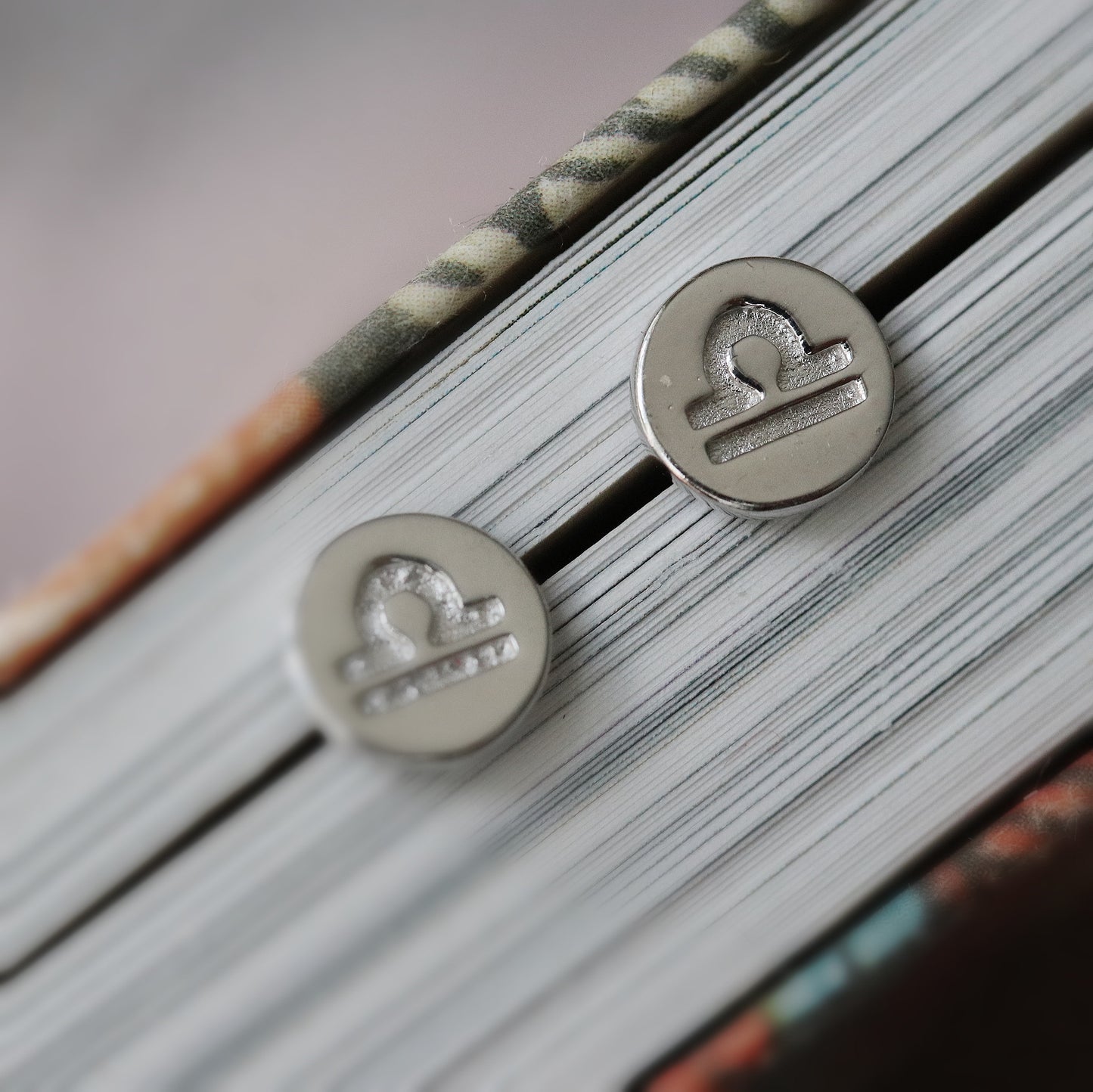 Sterling Silver Zodiac Studs, Dainty Silver earrings, Star Sign Libra Earrings, Horoscope Earrings, Christmas Gift for Her/Mum/friend