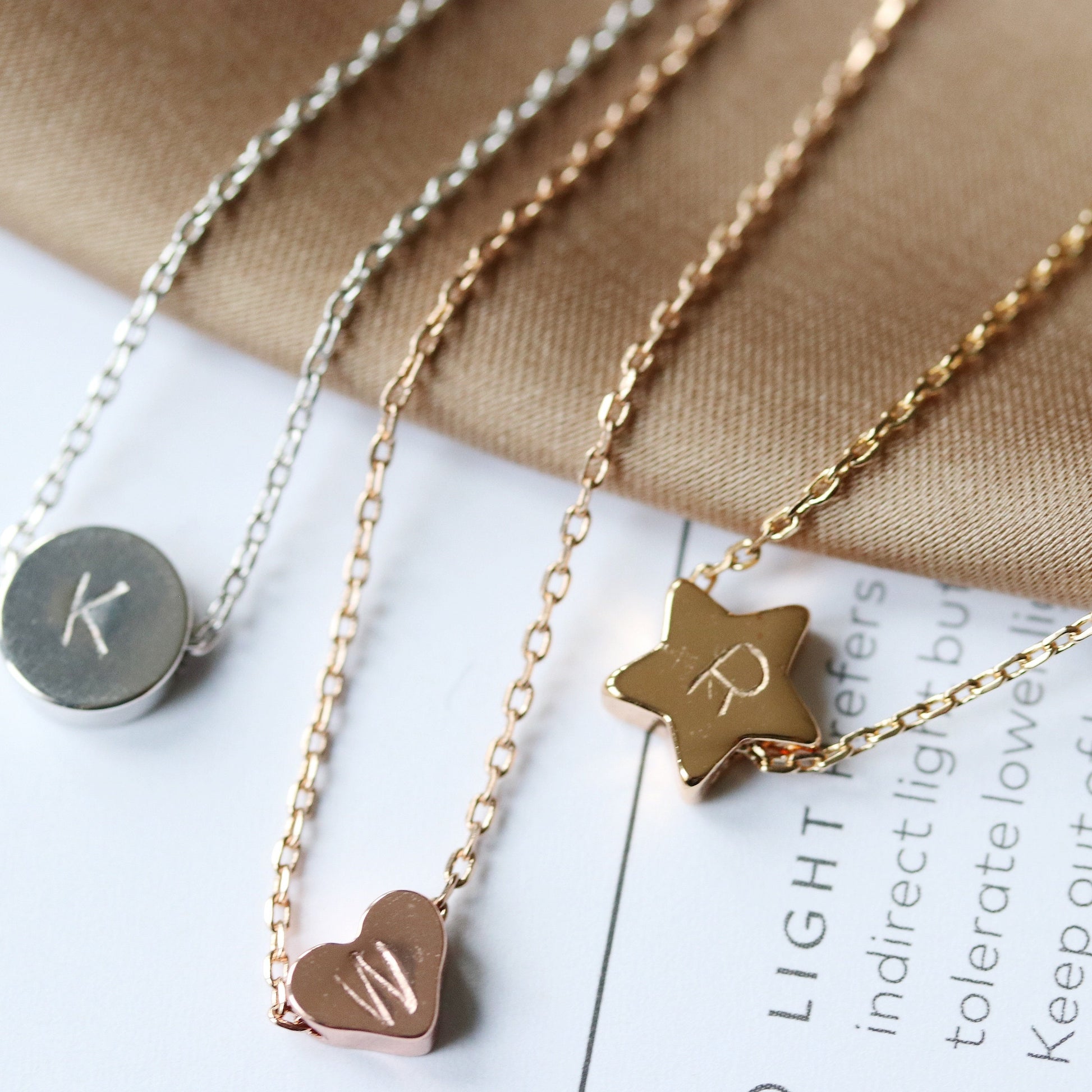 Gold Tiny Love Heart Necklace / Silver Fabulous Friends Necklace / SYMBOLOGY Special Friends Gift / Best Friends Gift / Birthday Gift / BFF