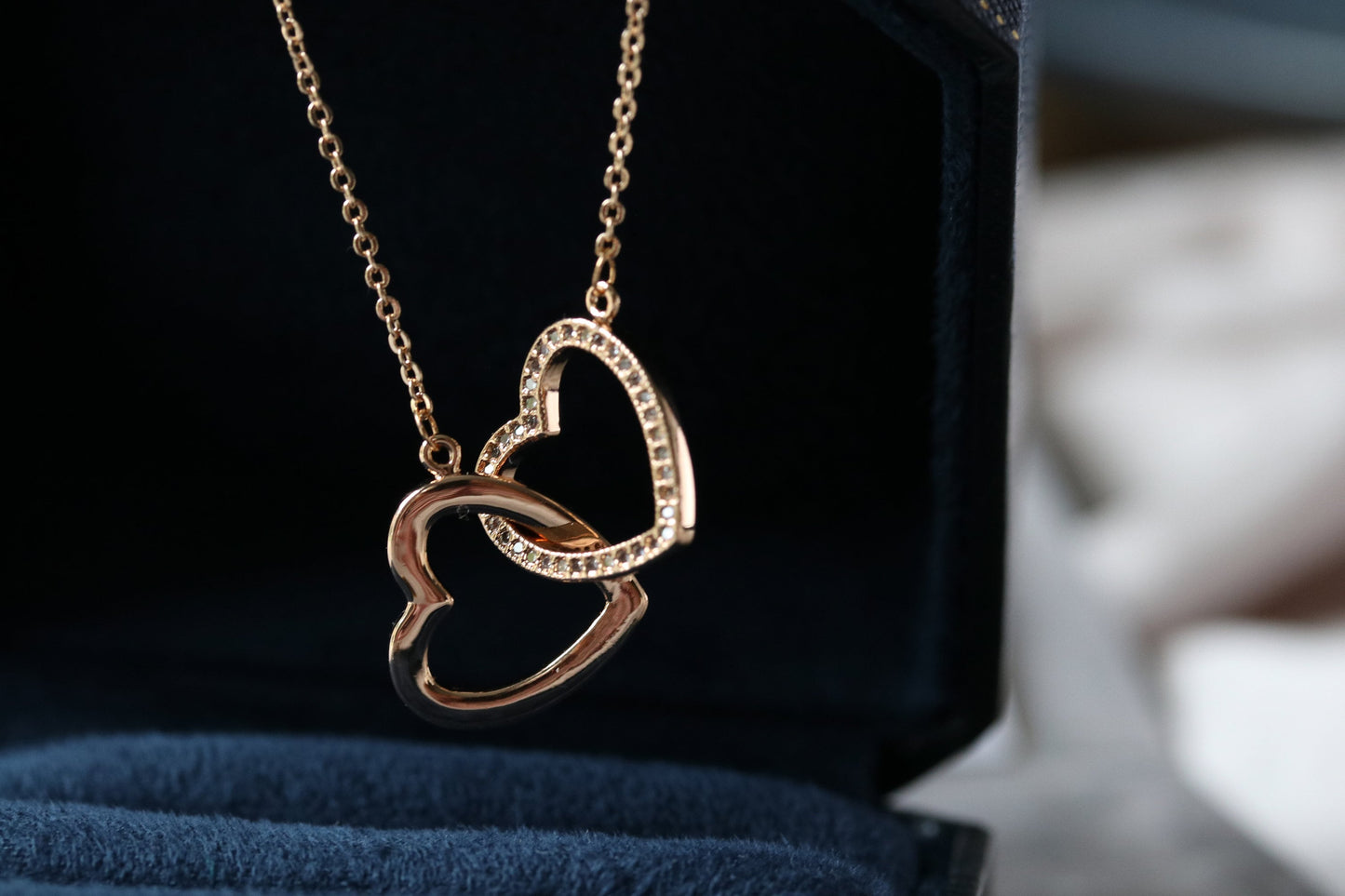 Interlinking Circle or Heart Gift Necklace / SYMBOLOGY / Marvellous Mum Necklace in Silver Gold or Rose Gold / Family Gift / Mothers Day